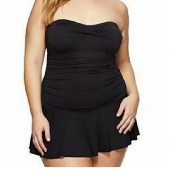 NWT Lauren by Ralph Lauren Swim Suite Dress - Picture 2 of 11